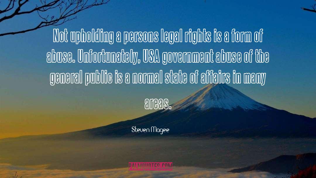 Government Corruption quotes by Steven Magee