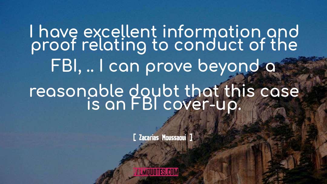 Government Cover Ups quotes by Zacarias Moussaoui