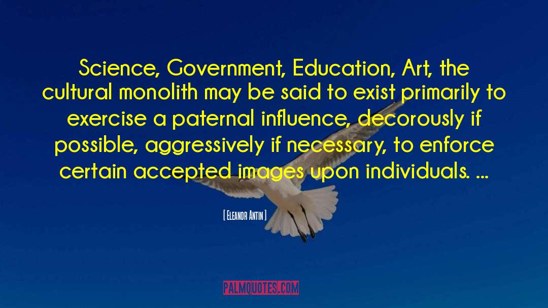 Government Education quotes by Eleanor Antin