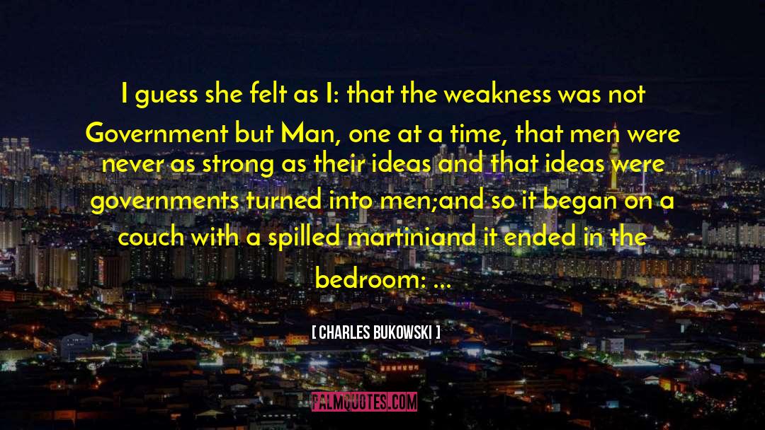 Government Intervention quotes by Charles Bukowski