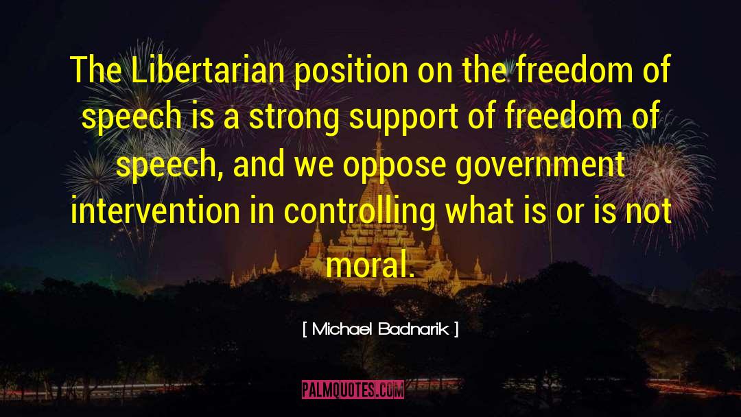 Government Intervention quotes by Michael Badnarik