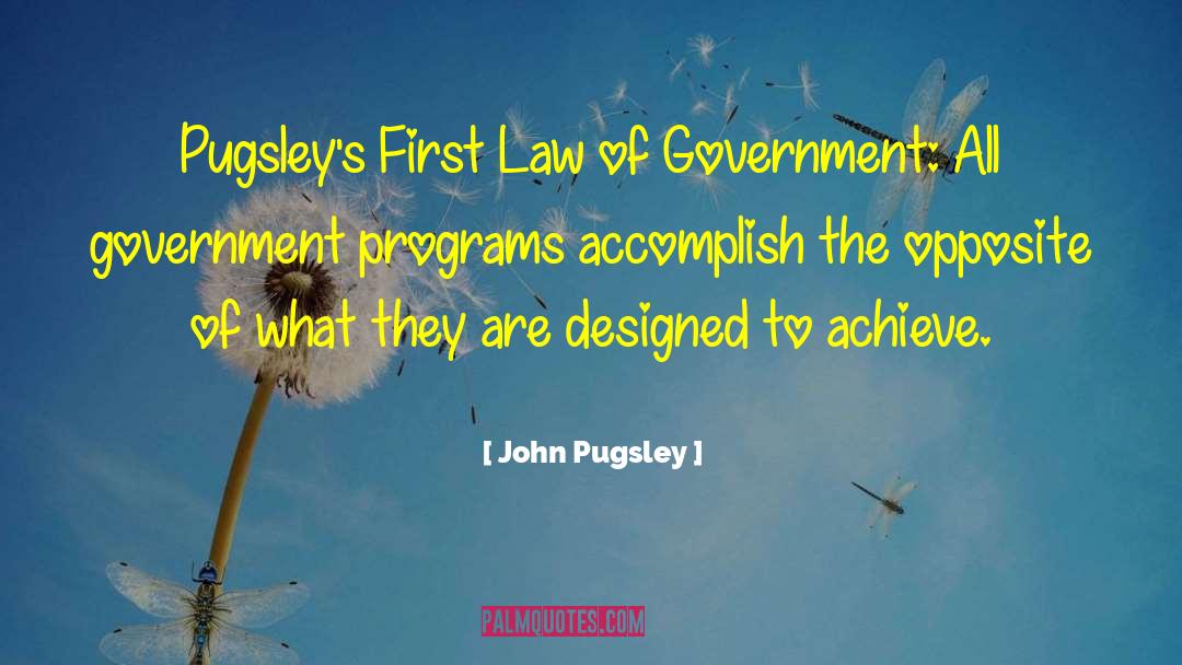 Government Intervention quotes by John Pugsley