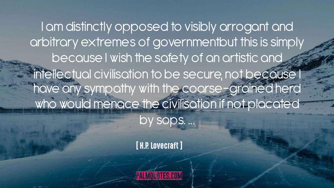 Government Involvement quotes by H.P. Lovecraft
