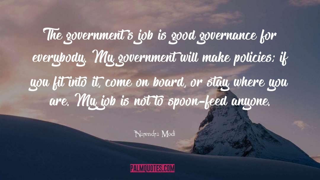 Government Job quotes by Narendra Modi