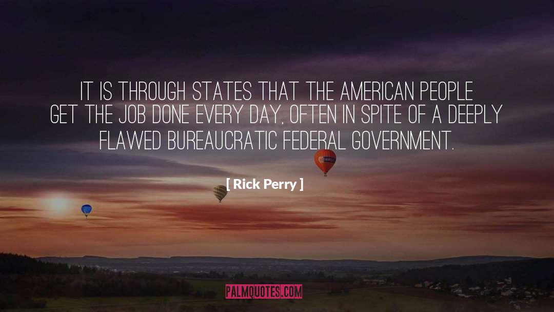 Government Job quotes by Rick Perry