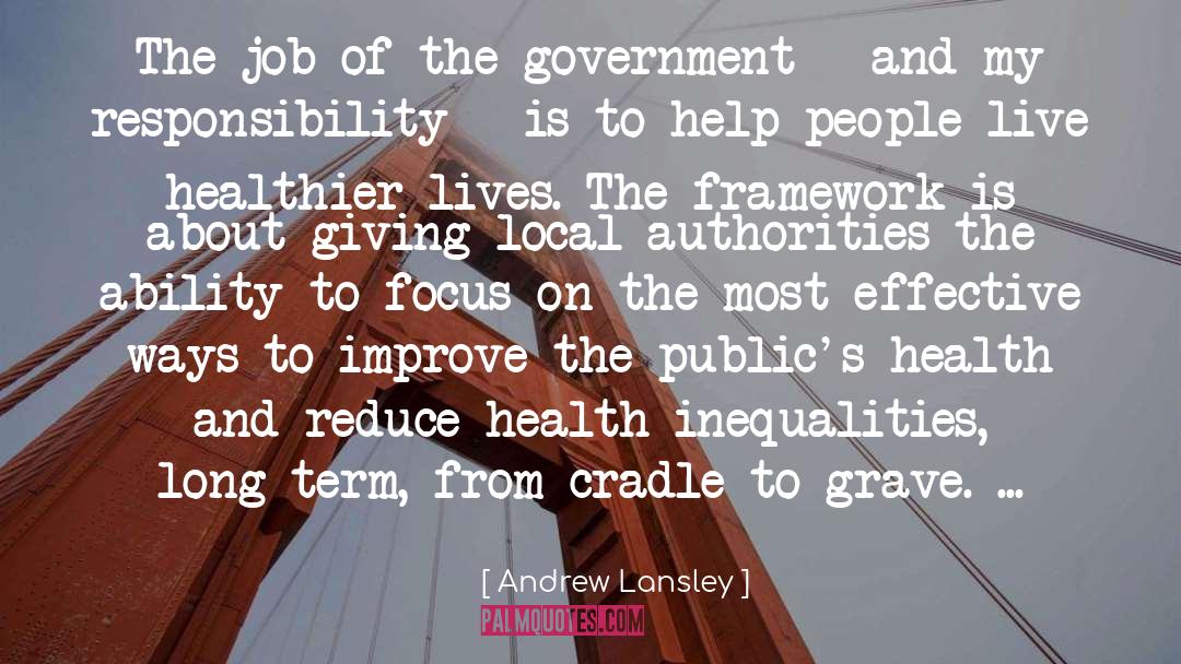 Government Job quotes by Andrew Lansley