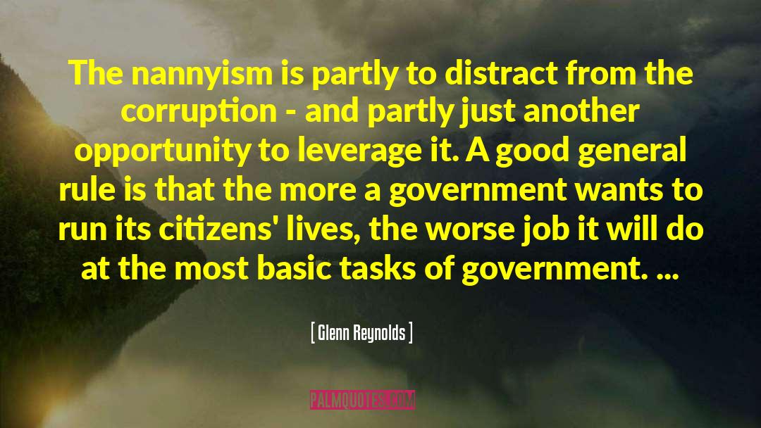 Government Job quotes by Glenn Reynolds