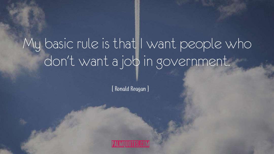 Government Jobs quotes by Ronald Reagan