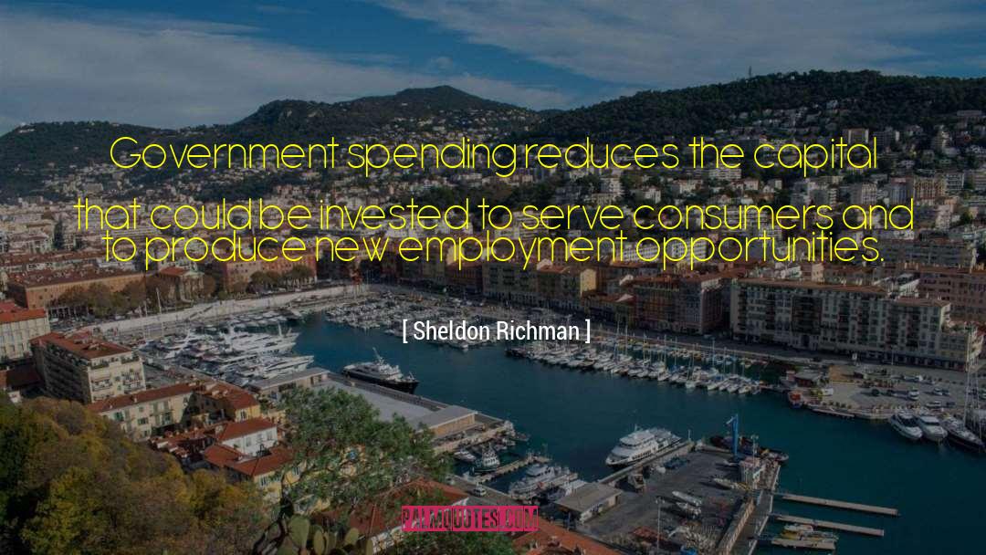 Government Jobs quotes by Sheldon Richman