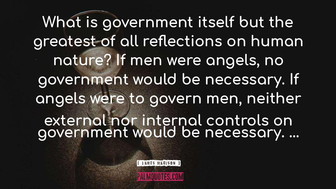 Government Leadership quotes by James Madison