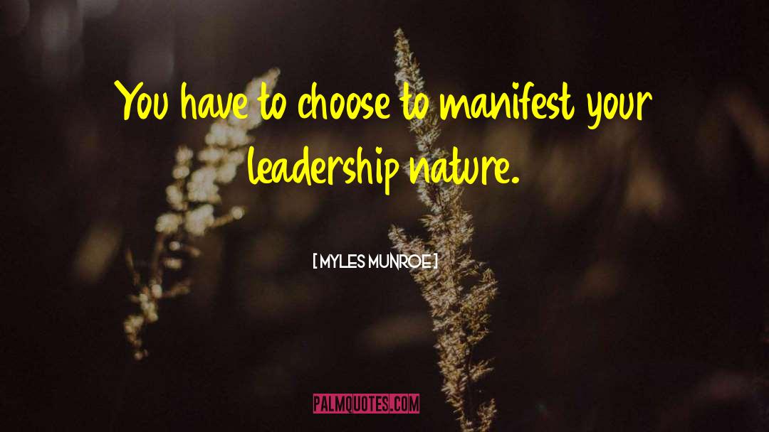 Government Leadership quotes by Myles Munroe