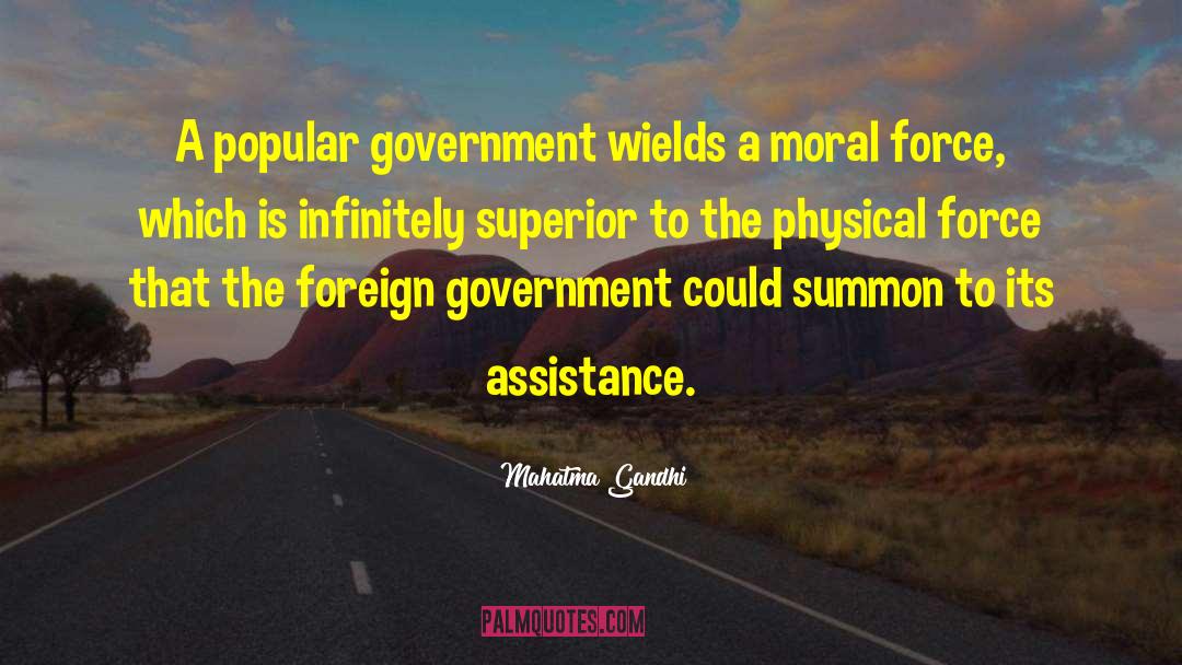 Government Moral Regulation quotes by Mahatma Gandhi