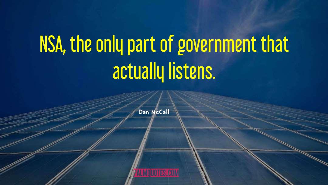 Government Oppression quotes by Dan McCall