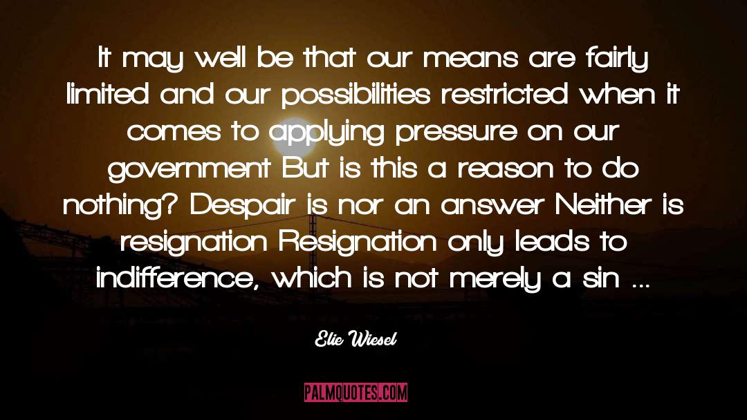 Government Persecution quotes by Elie Wiesel