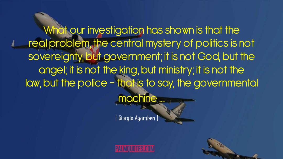 Government Politics quotes by Giorgio Agamben