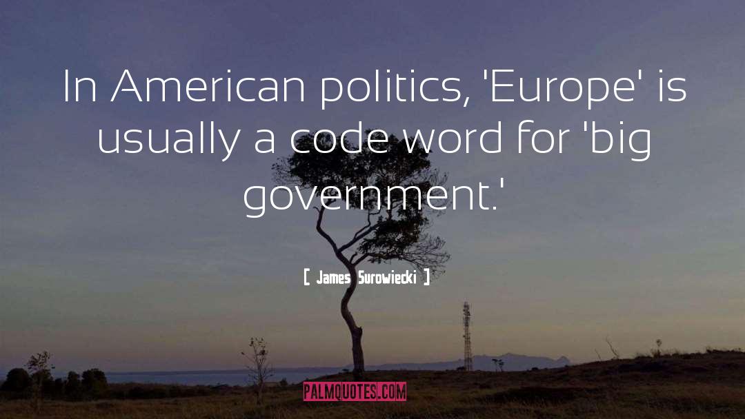 Government Politics quotes by James Surowiecki
