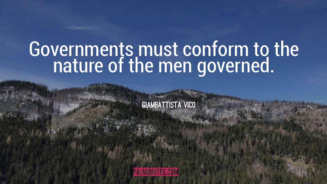 Government quotes by Giambattista Vico