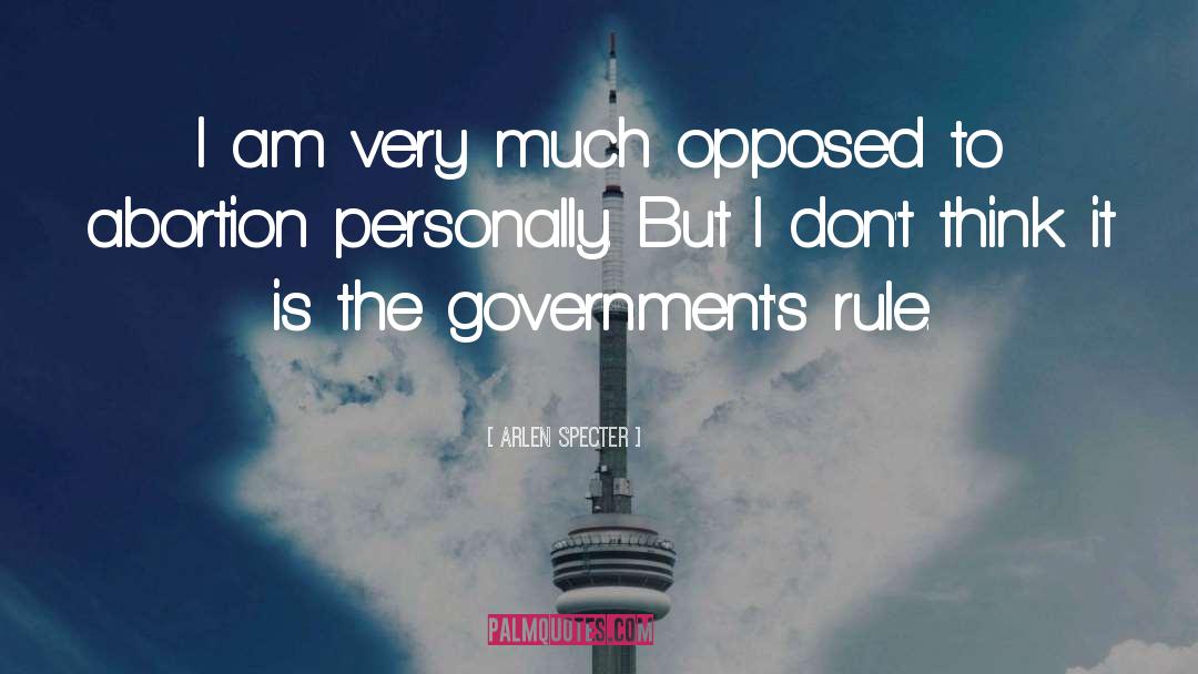 Government quotes by Arlen Specter