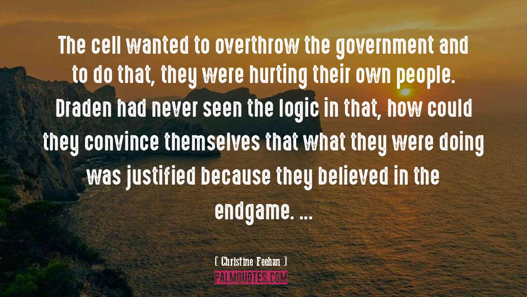 Government quotes by Christine Feehan