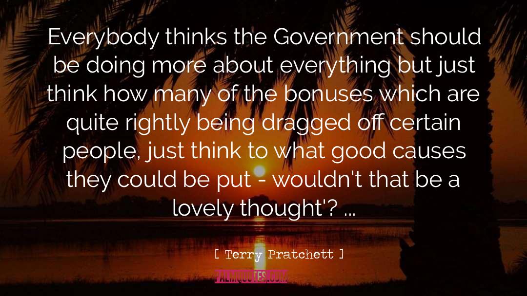 Government quotes by Terry Pratchett