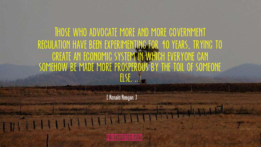 Government Regulation quotes by Ronald Reagan