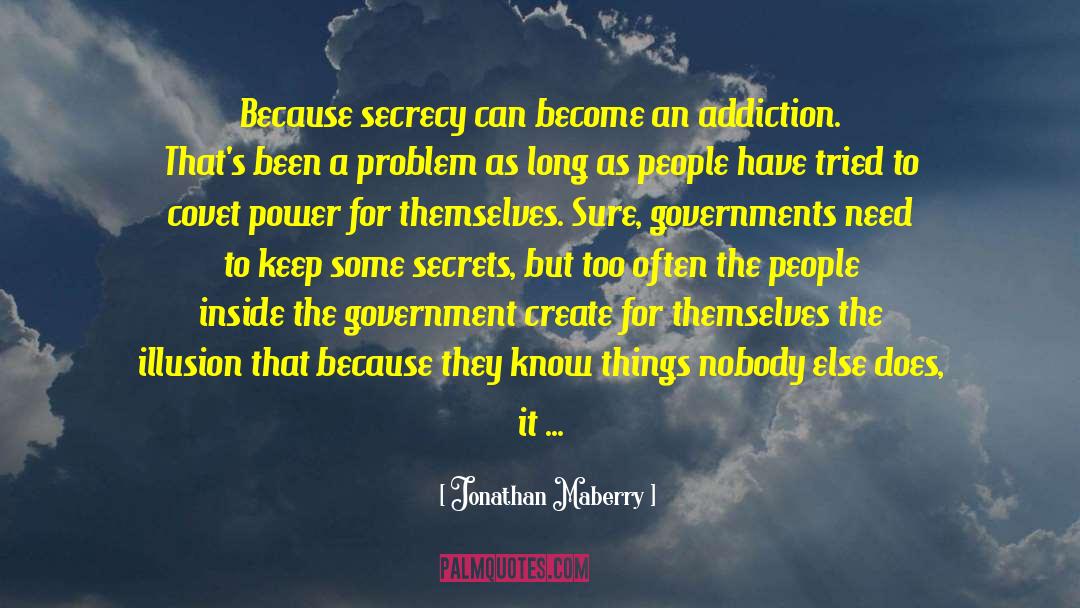 Government Regulation quotes by Jonathan Maberry