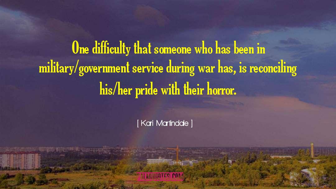 Government Service quotes by Kari Martindale