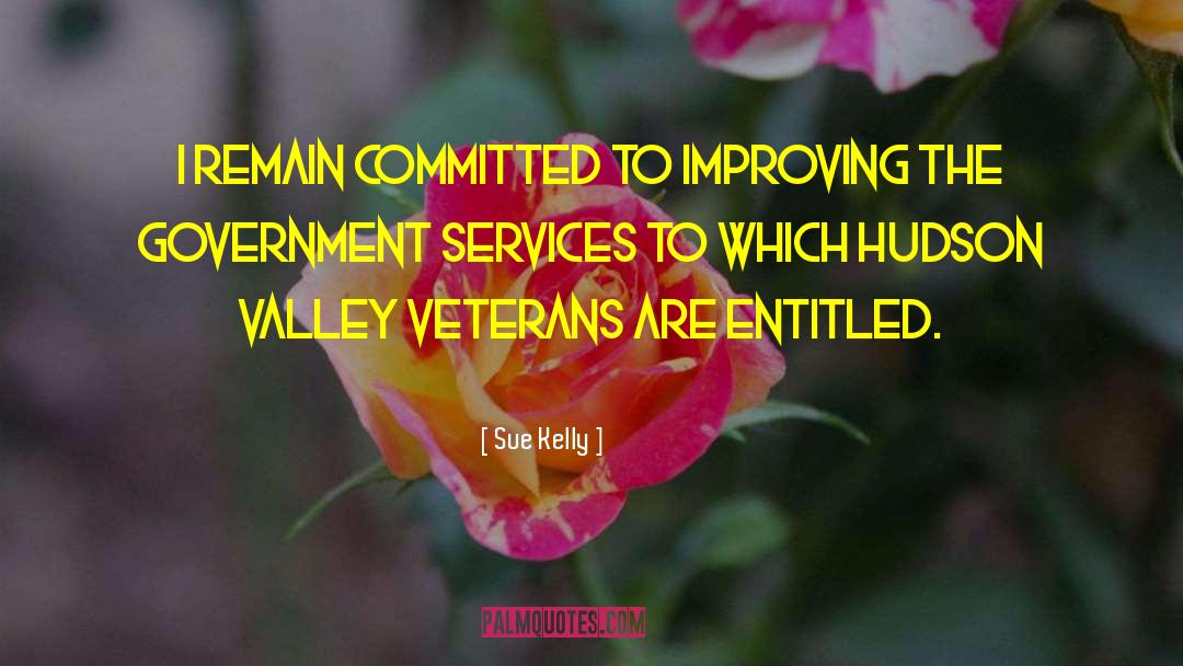 Government Service quotes by Sue Kelly