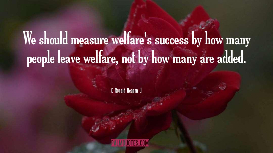 Government Welfare quotes by Ronald Reagan