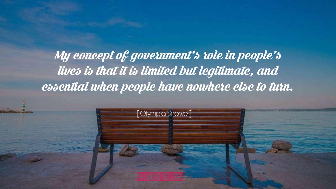 Governments quotes by Olympia Snowe