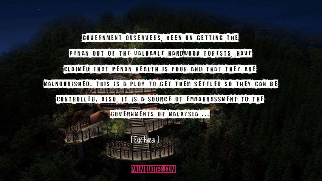 Governments quotes by Eric Hansen