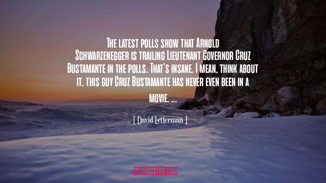 Governor quotes by David Letterman