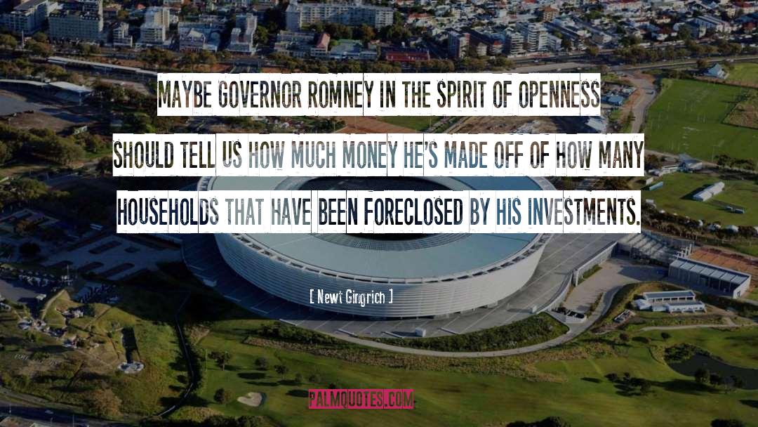 Governor Romney quotes by Newt Gingrich