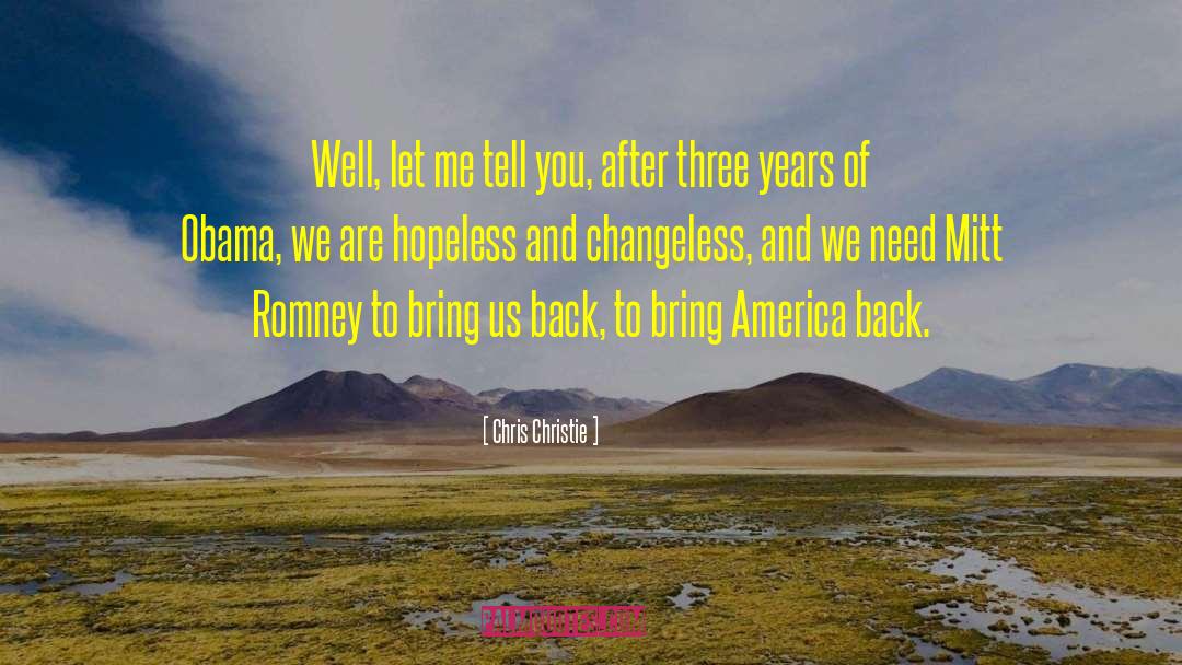 Governor Romney quotes by Chris Christie