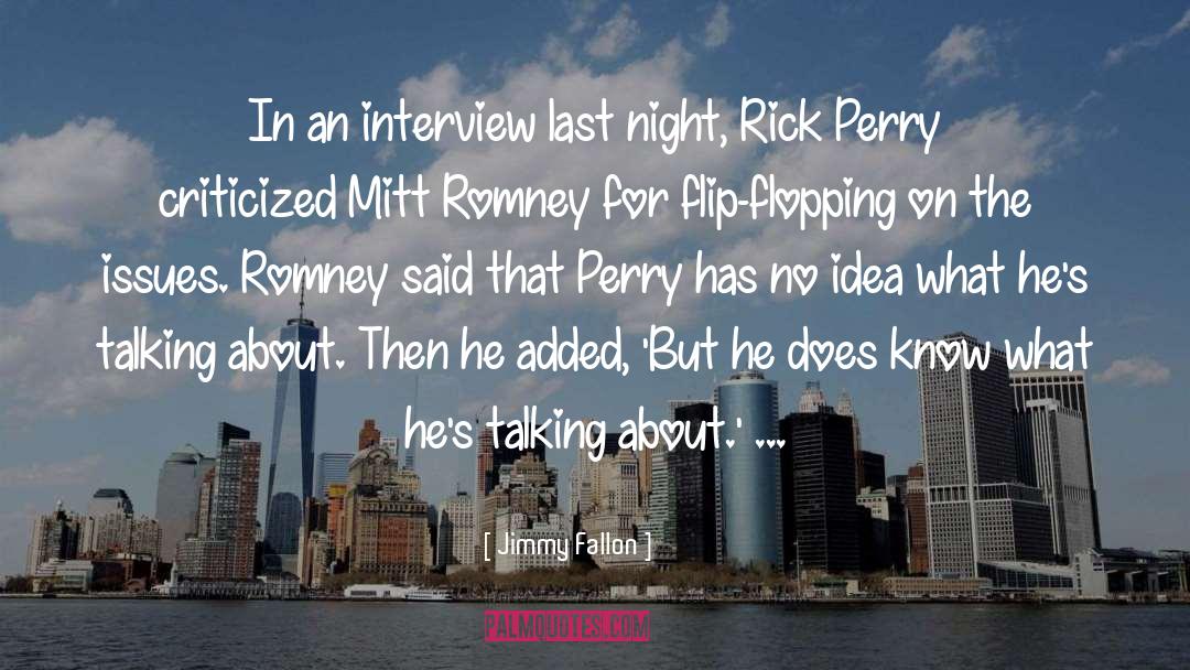 Governor Romney quotes by Jimmy Fallon