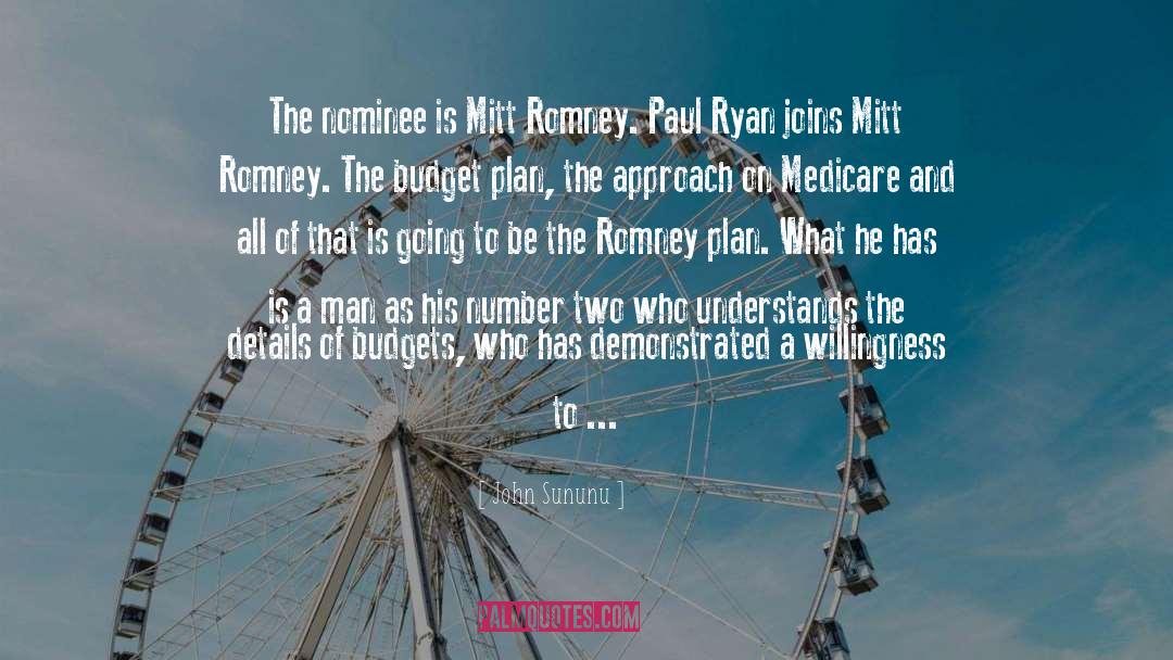 Governor Romney quotes by John Sununu