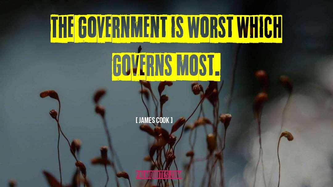 Governs quotes by James Cook
