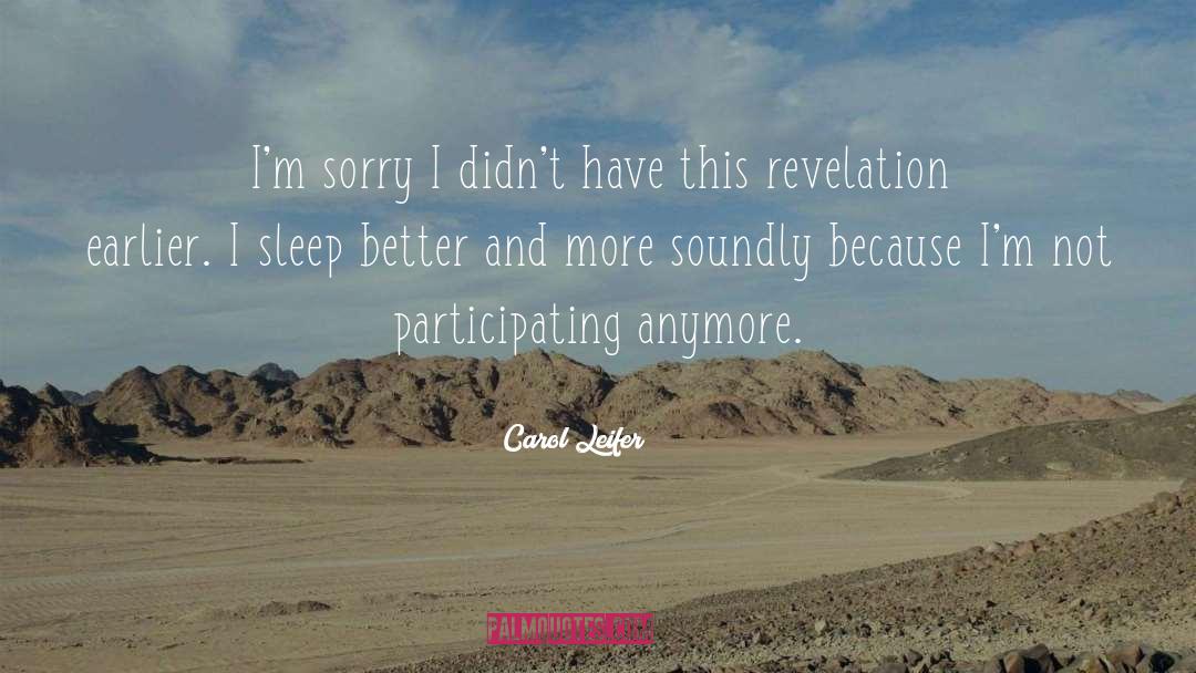 Govital quotes by Carol Leifer