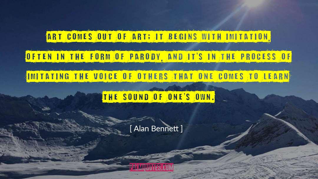 Grables Art quotes by Alan Bennett