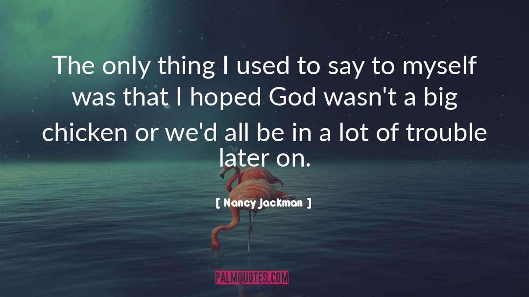 Grace God quotes by Nancy Jackman