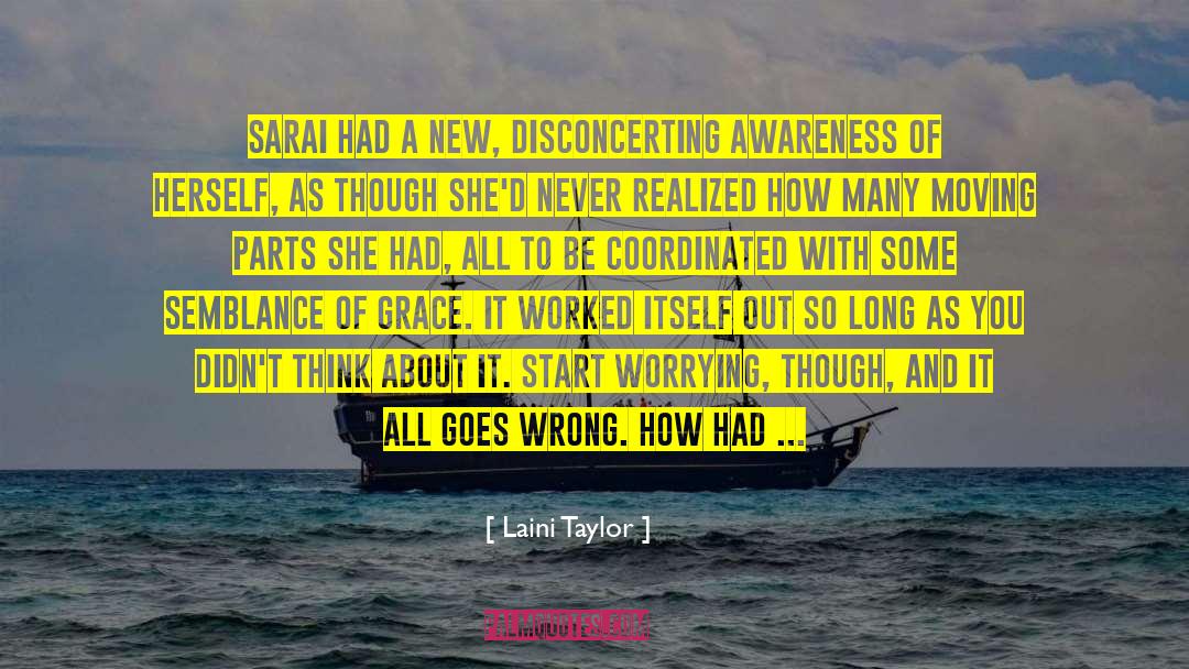 Grace Greatness quotes by Laini Taylor