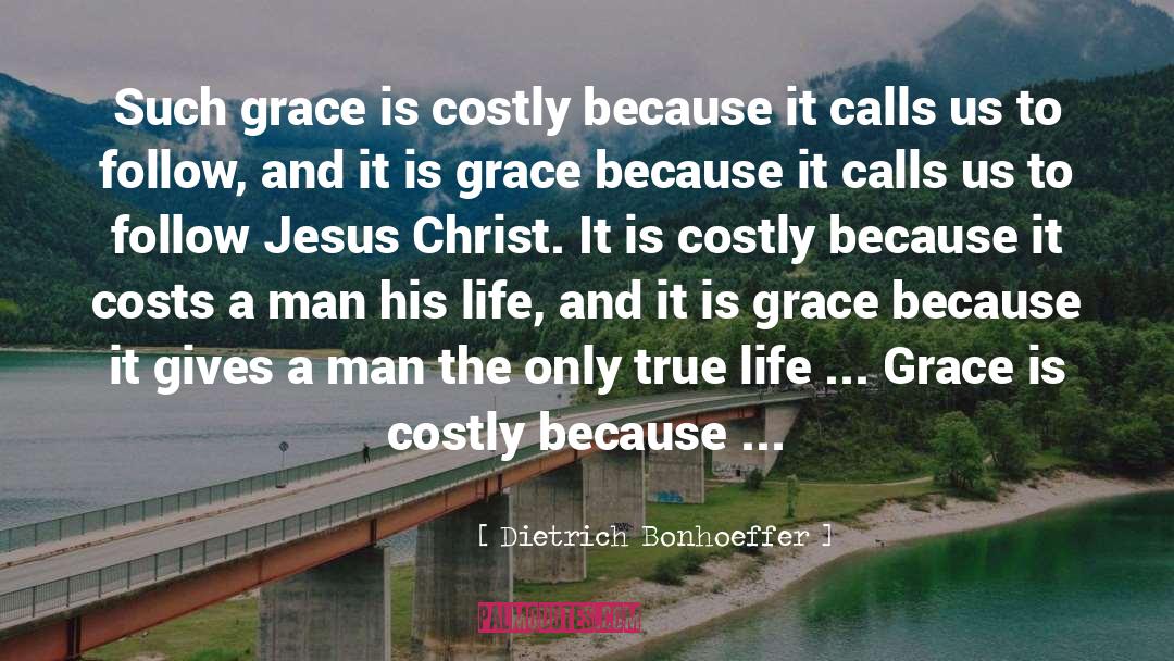 Grace Is Costly quotes by Dietrich Bonhoeffer