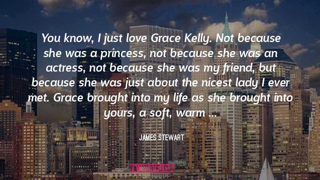 Grace Kelly quotes by James Stewart