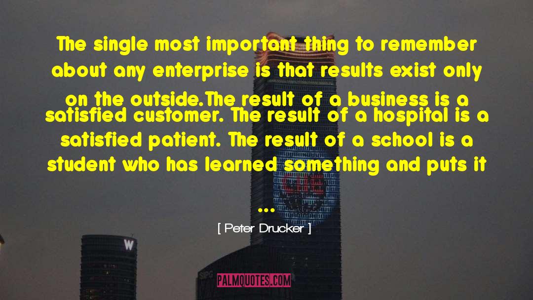 Grad Student quotes by Peter Drucker