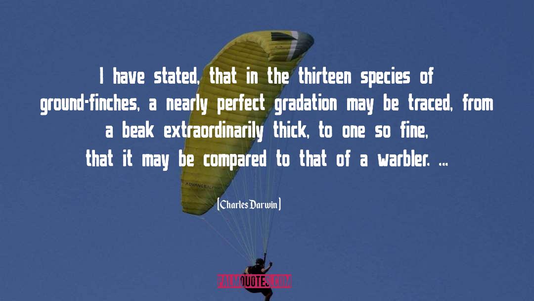 Gradation quotes by Charles Darwin