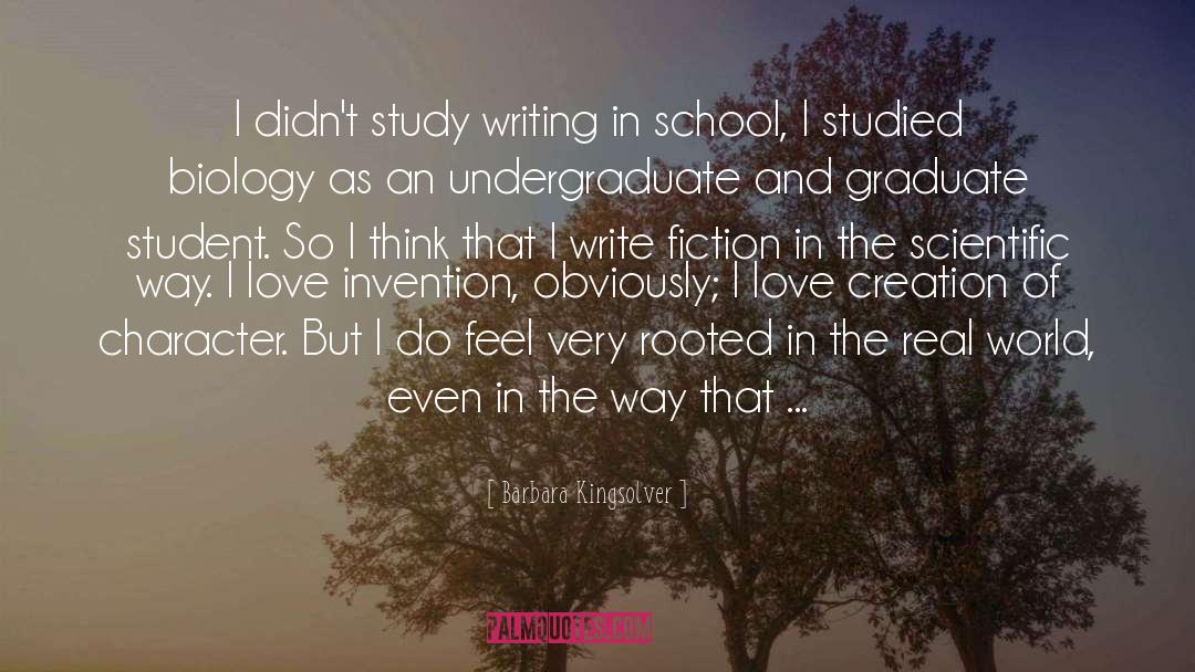 Graduate Student quotes by Barbara Kingsolver