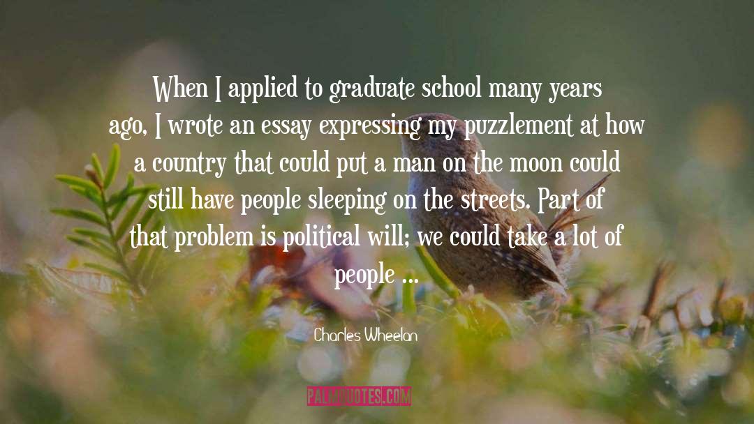 Graduate Student quotes by Charles Wheelan