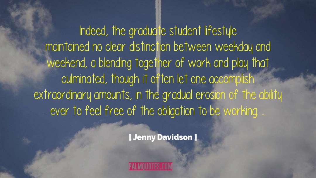 Graduate Student quotes by Jenny Davidson