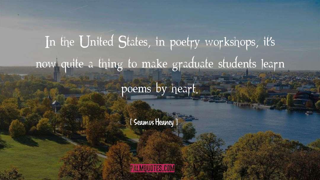 Graduate Students quotes by Seamus Heaney