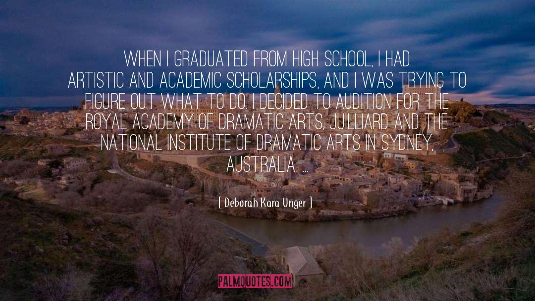 Graduated quotes by Deborah Kara Unger